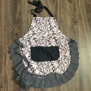Pink and Black Apron